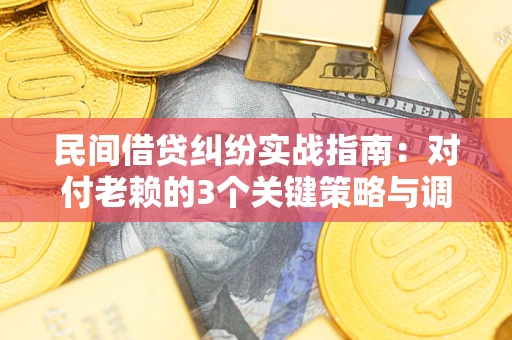 武汉民间借贷纠纷实战指南：对付老赖的3个关键策略与调解盲区解析