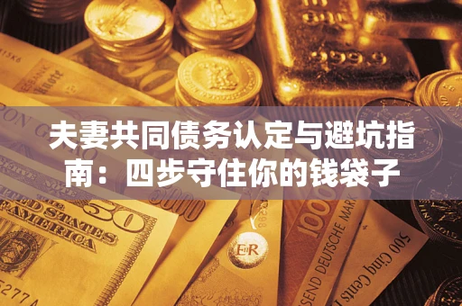武汉夫妻共同债务认定与避坑指南：四步守住你的钱袋子