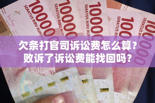 武汉欠条打官司诉讼费怎么算？败诉了诉讼费能找回吗？